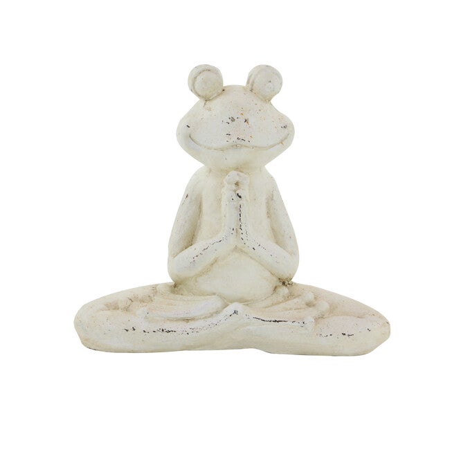 Set Of 2 White Resin Eclectic Garden Sculpture, , alternate image number 2