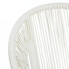 White Metal Contemporary Outdoor Chair, , alternate image number null