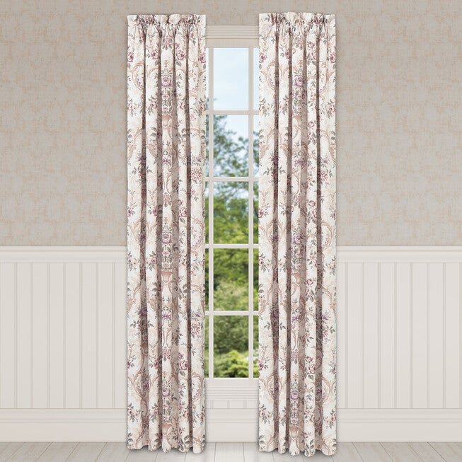 Avant Garden 84 Inch Window Panel Pair, BLUSH, alternate image number null