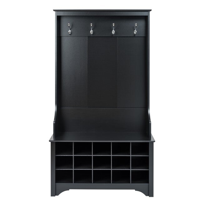 Hall Tree with Shoe Storage, , alternate image number null