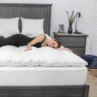 SensorPEDIC 2-Inch Down Alternative Fiber Mattress Topper with 100% Cotton Cove, , alternate image number null