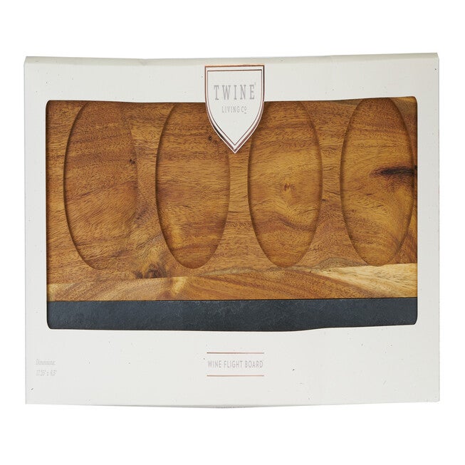 Acacia Wood Wine Flight Board, , alternate image number null