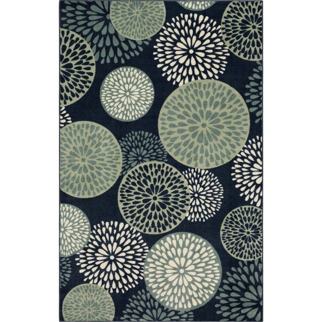 Foliage Friends Blue 3' 9 inches X 5', BLUE, hi-res image number null