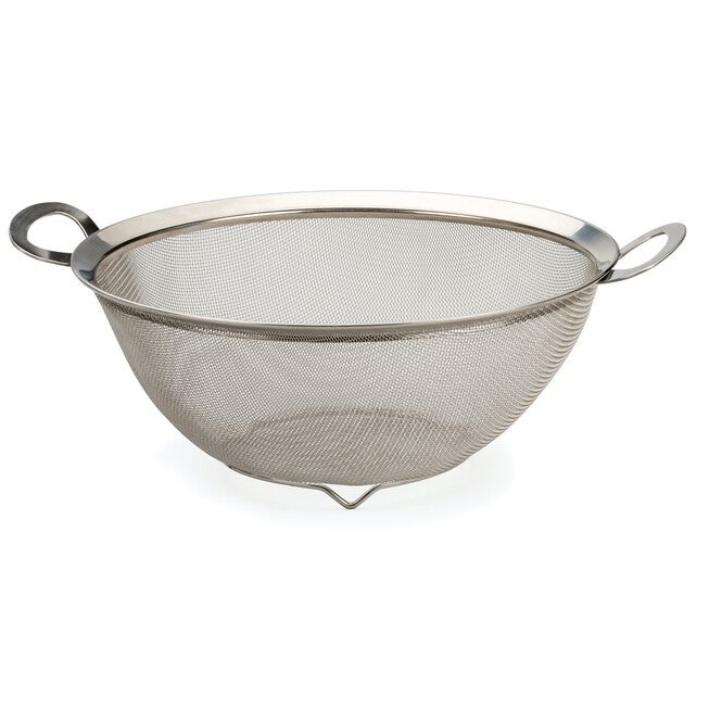Simple Mesh Colander 4qt, Gray | Brylane Home