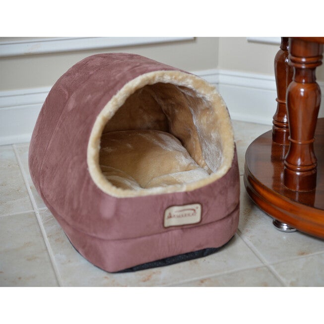 Faux Suede Pet Cat Small Dog Bed And Cave, , alternate image number 4