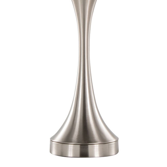 Lenuxe 25 inches Metal Table Lamp With Usb - Set Of 2, , alternate image number null