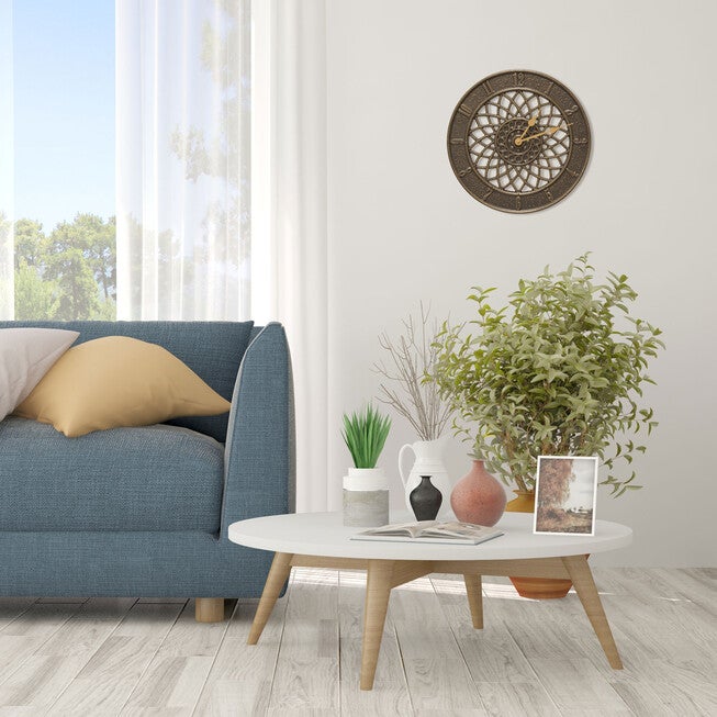 Spiral 14 inches Indoor Outdoor Wall Clock, , alternate image number 3