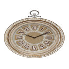 Beige Vintage Metal Wall Clock, , alternate image number null