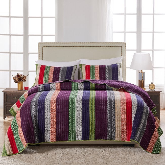 Marley Quilt Set , CARNIVAL, hi-res image number 0