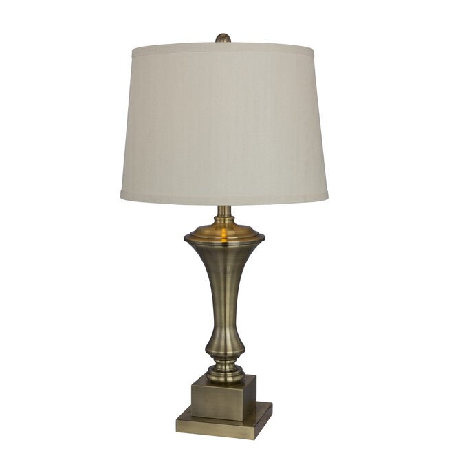 29 inches Antique Brass Metal Table Lamp, , on-hover image number 1