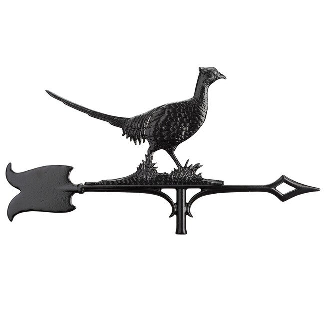 30 inches Pheasant Accent Weathervane, BLACK, hi-res image number 0