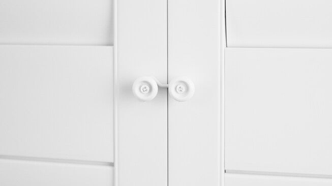 Classic Interior Faux Wood Shutters White, WHITE, alternate image number null