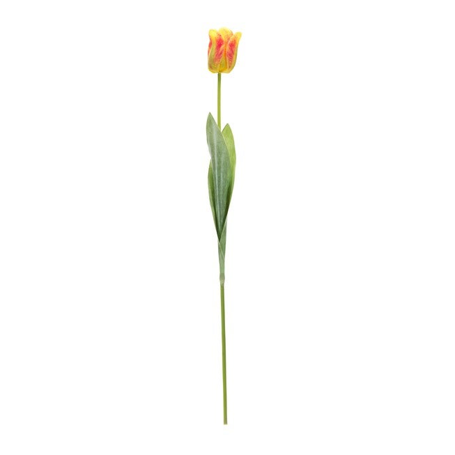 Tulip Stem (Set of 6) 27 inchesH Polyester/Plastic, GREEN/YELLOW, alternate image number null
