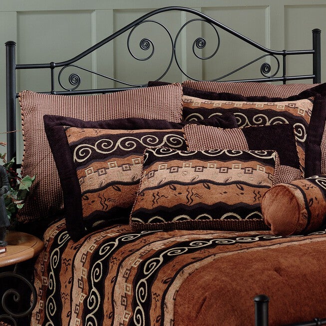 King Headboard with Headboard Frame, 71½"Lx77 inchesWx57 inchesH, BLACK, hi-res image number null
