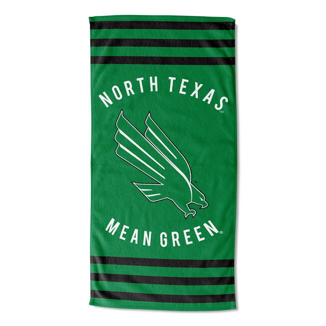 North Texas Stripes Beach Towel, MULTI, hi-res image number 0