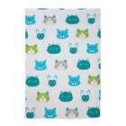 Pet Animal Designer Print Kitchen Dish Towel, Set 2, , alternate image number null