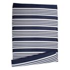 Nautical Blue Multi Stripe Outdoor Rug 4X6 Ft Floor Coverings, , alternate image number null