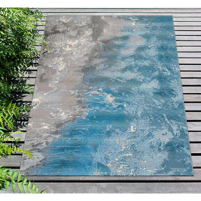 Liora Manne Marina Surf Indoor/Outdoor Rug, , alternate image number 6