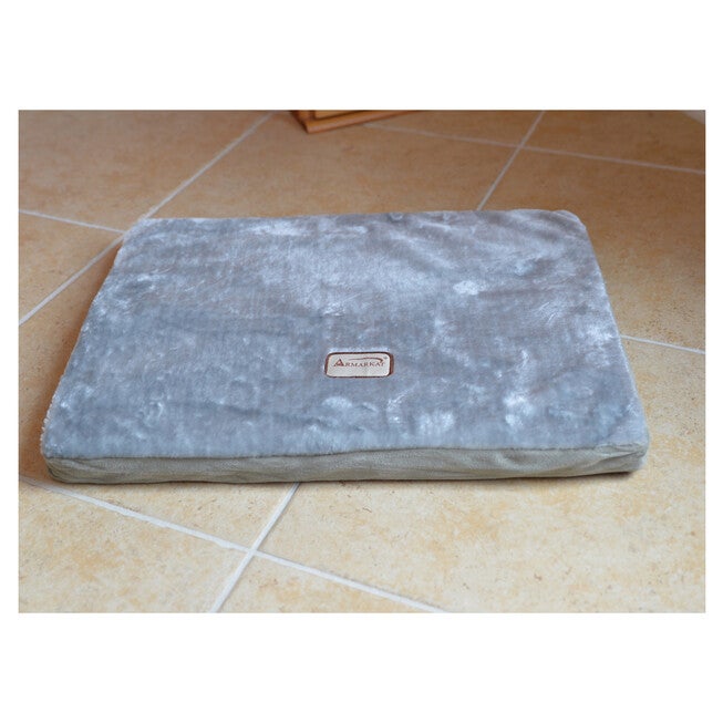Memory Foam Orthopedic Dog Bed Mat, Sage Green/Grey, Large, , on-hover image number null