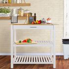 Kitchen Island with Solid Wood Top, , alternate image number null