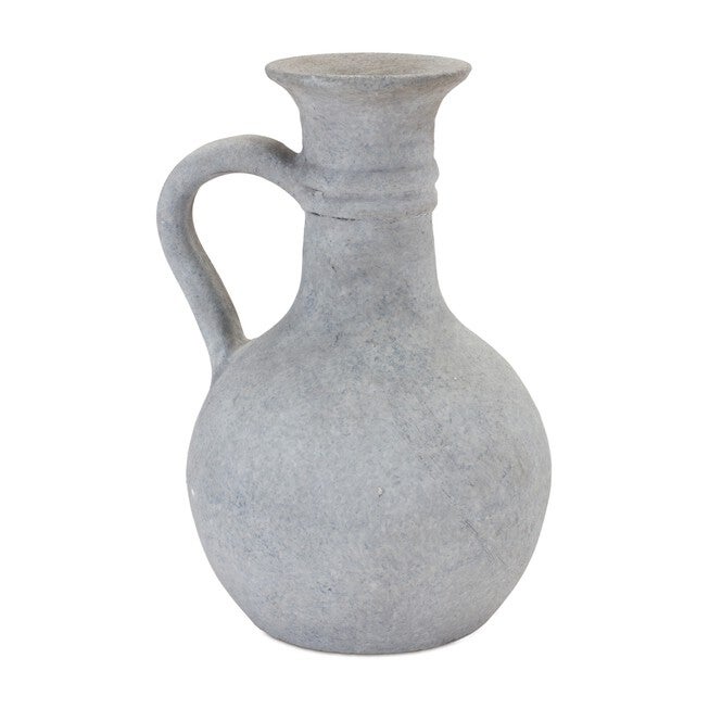 Grey Pitcher Vase 9 inchesH, GREY, hi-res image number null