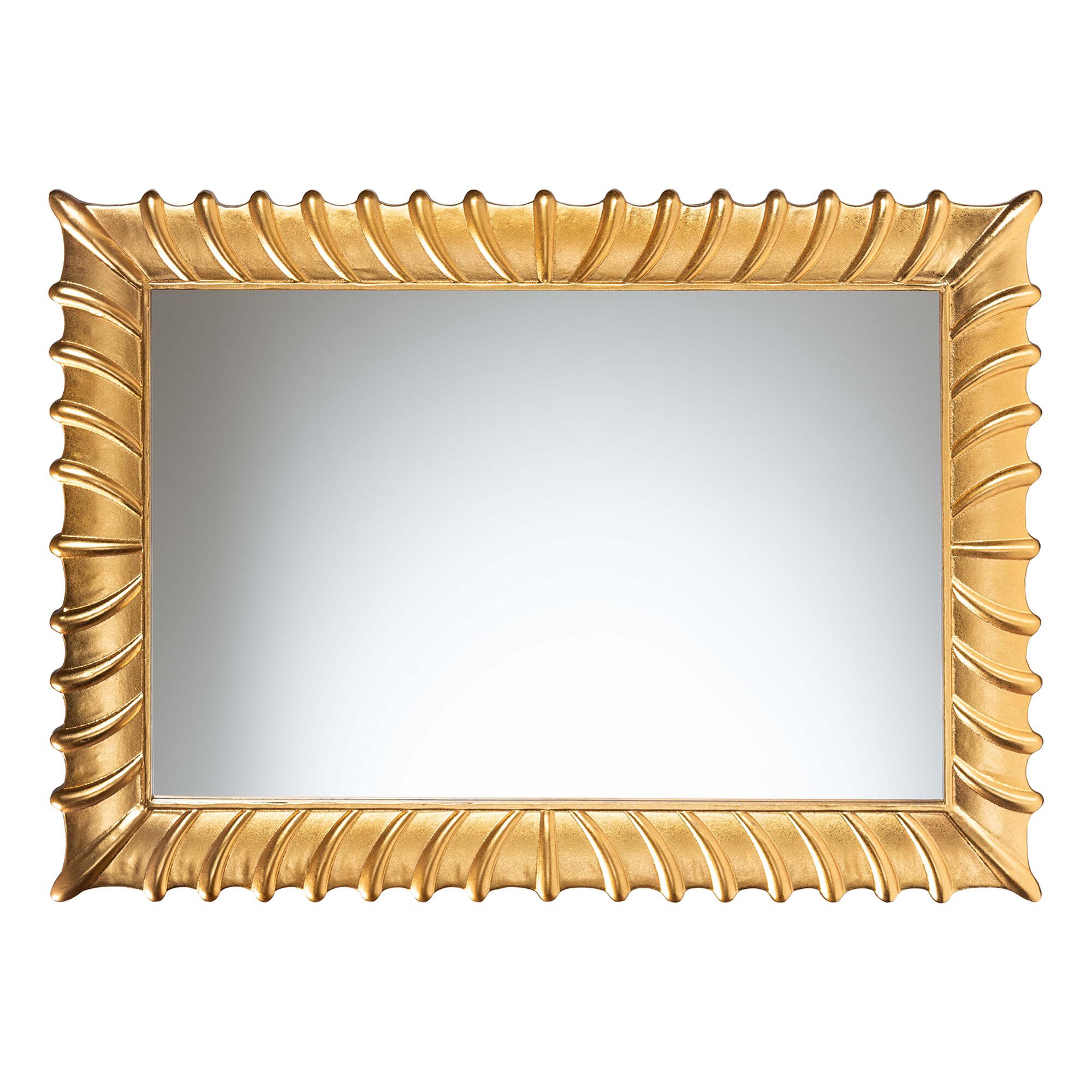 Ygritte Antique Goldleaf Accent Wall Mirror, GOLDEN, alternate image number 2