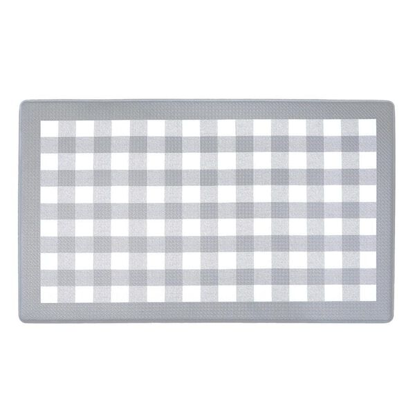 Buffalo Check 18-in. x 30-in. Anti Fatigue Mat, GREY, hi-res image number 0