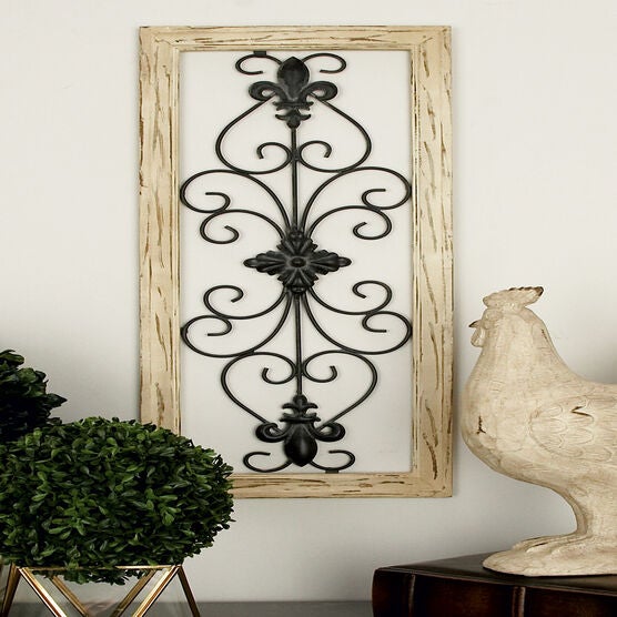 Set Of 2 Multi Colored Wood Rustic Wall Décor, , alternate image number null