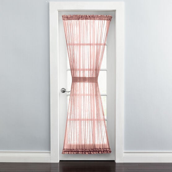 BH Studio Sheer Voile Door Panel With Tiebacks, BH Studio Sheer Voile Door Panel With Tiebacks,