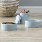 3 Piece Set Treat Jar And Pet Bowls Pet, , alternate image number null