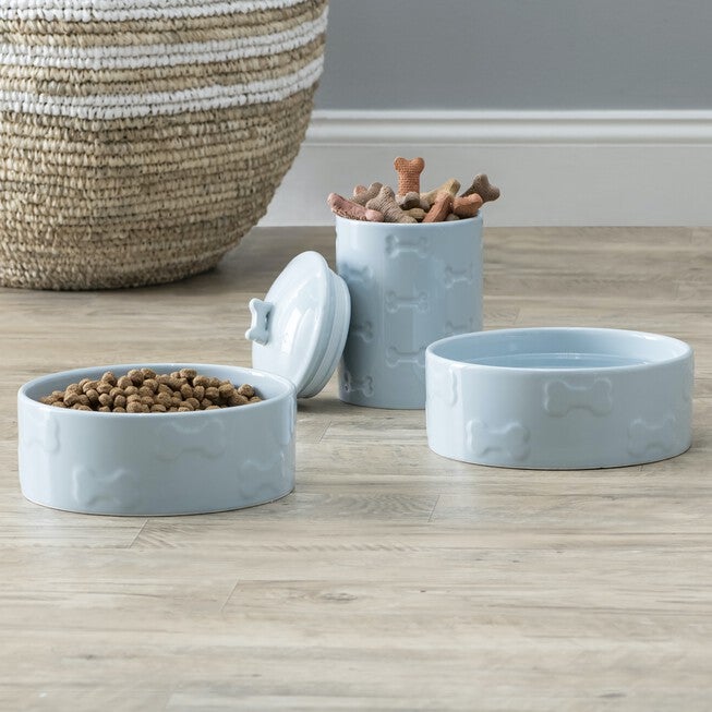 3 Piece Set Treat Jar And Pet Bowls Pet, , alternate image number 2