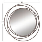 Grey Industrial Metal Wall Mirror, , alternate image number null