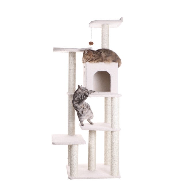 Real Wood 68 inches Six Levels Cat Tree Condo, , alternate image number 7