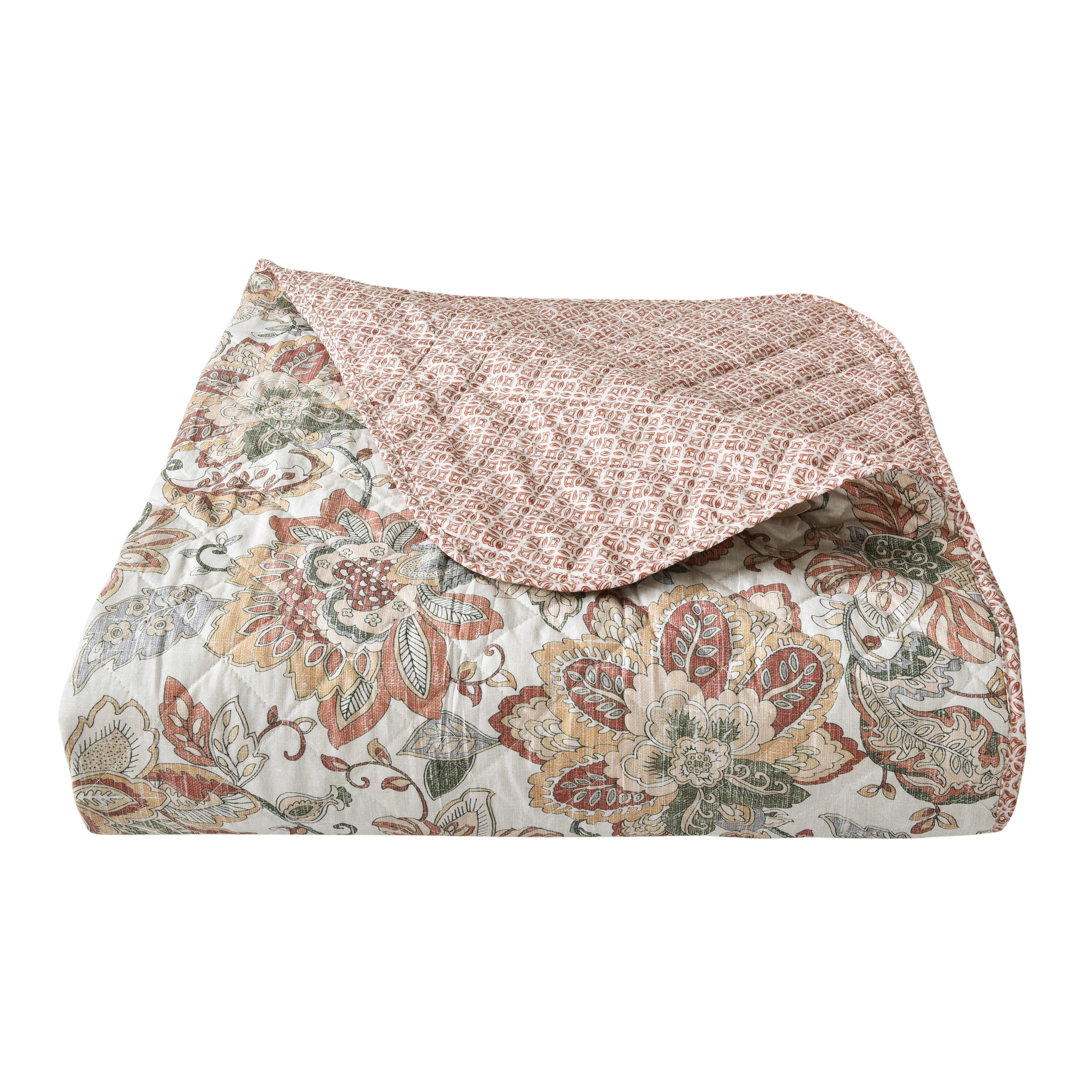 Janessa 3 Piece Quilt Set, SPICE, alternate image number 5