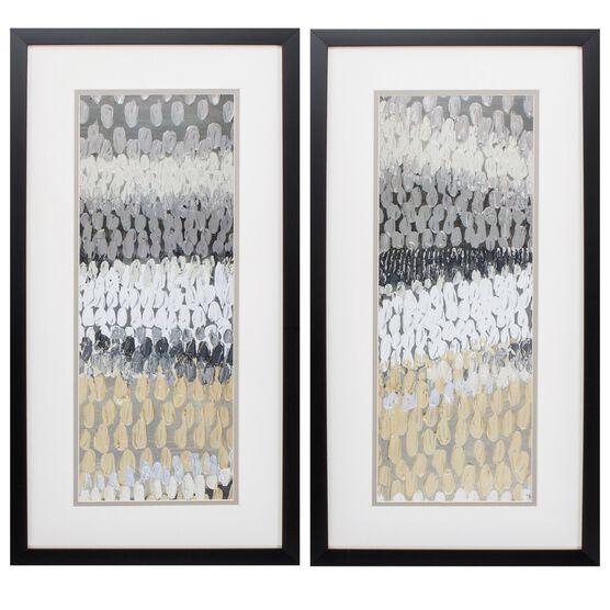 Raindrops Framed Wall Décor, Set Of 2, NEUTRAL, hi-res image number null