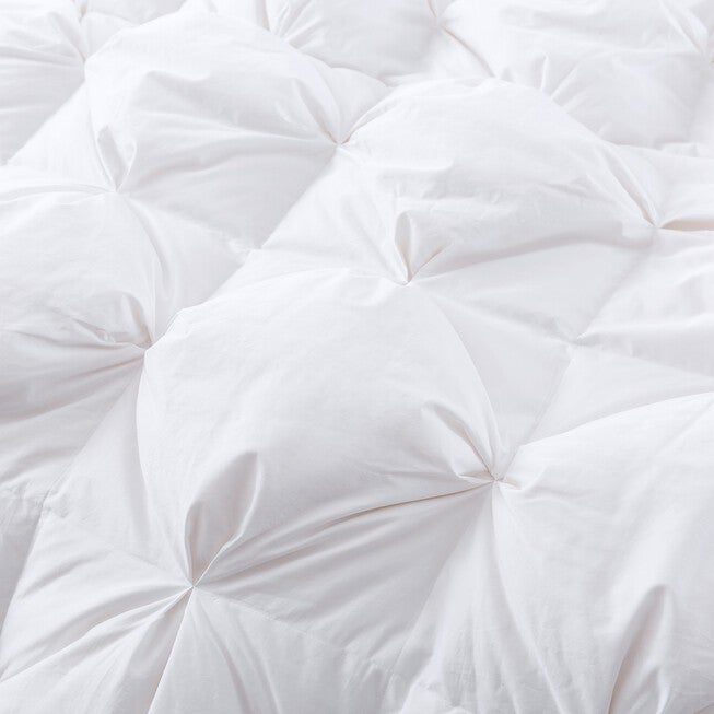 Pintuck Stitch White Duck Down Comforter, , alternate image number 8