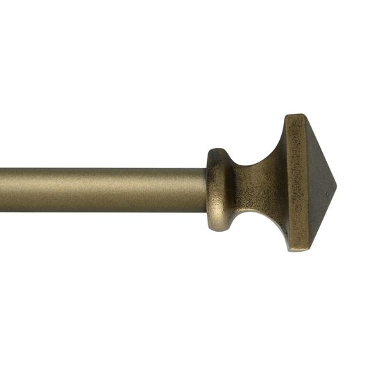 Heritage Leeds Window Curtain Rod Set Window, ANTIQUE GOLD, hi-res image number null