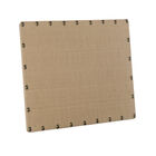 Burlap Nailhead Corkboard, BROWN, hi-res image number null