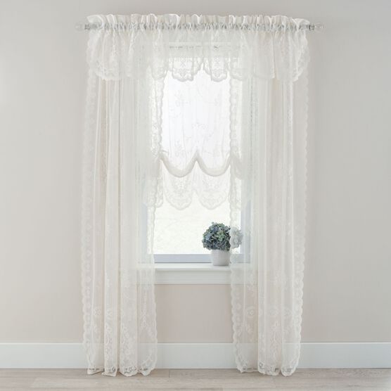 Marie Floral Lace Balloon Shade, Marie Floral Lace Balloon Shade,