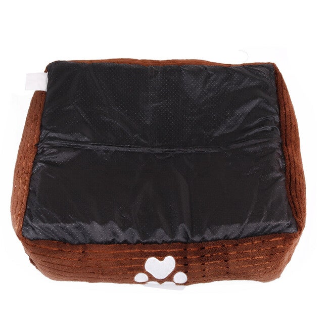 Orthopedic rectangle bolster Pet Bed,Dog Bed, super soft plush, Large 34x24 inches COFFEE, , alternate image number null