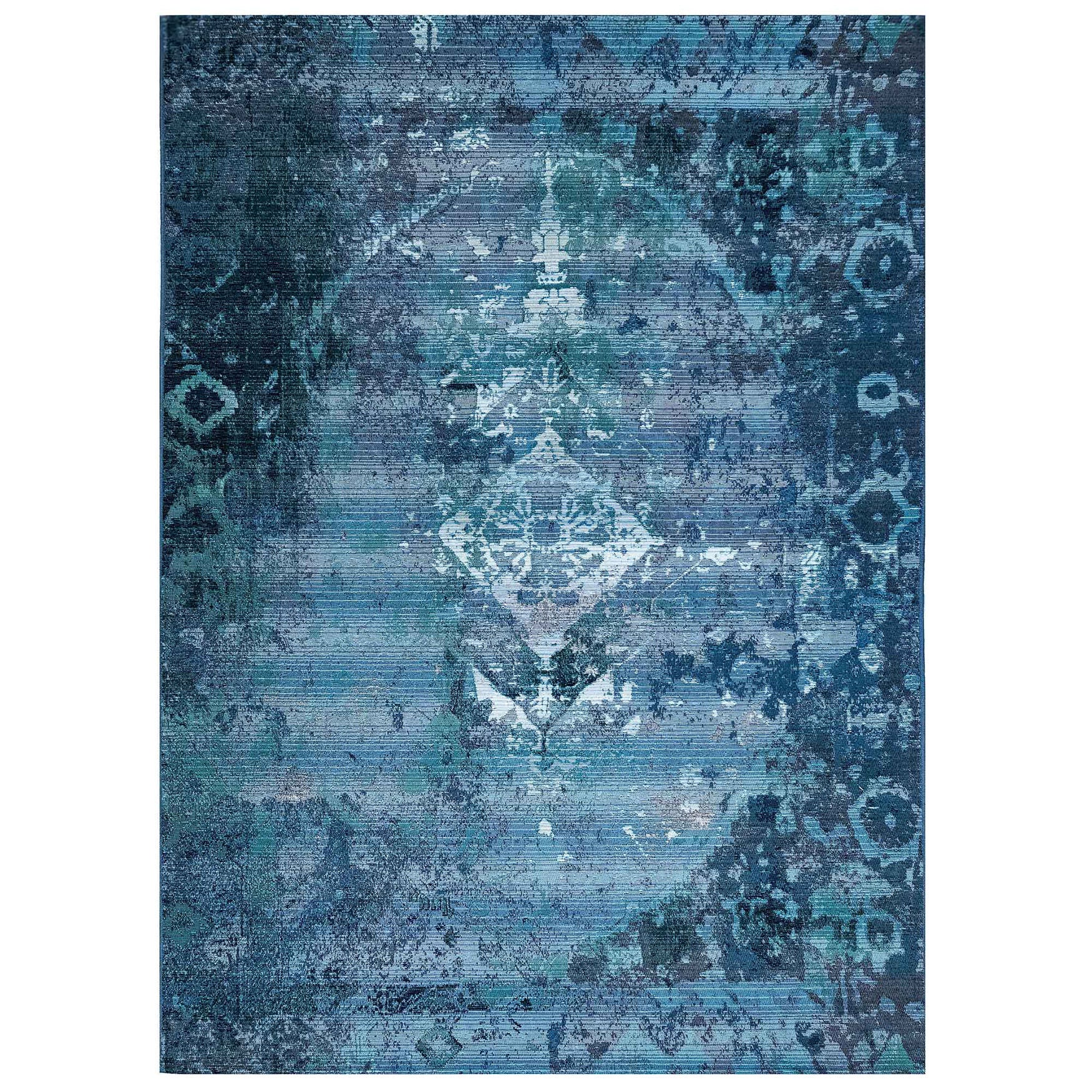 Liora Manne Marina Kermin Indoor/Outdoor Rug, BLUE, hi-res image number 0