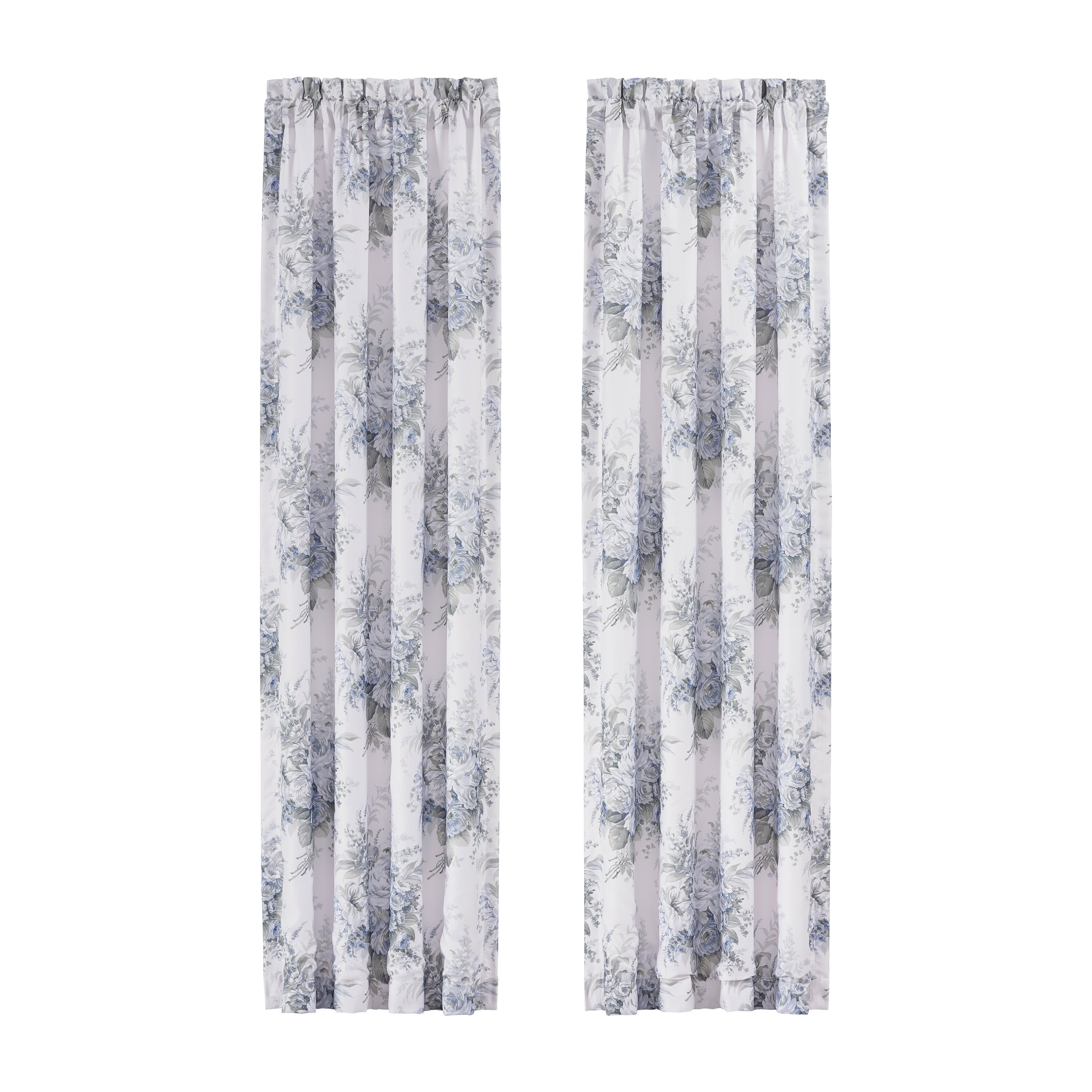 Estelle 84 Inch Window Panel Pair, BLUE, alternate image number 2