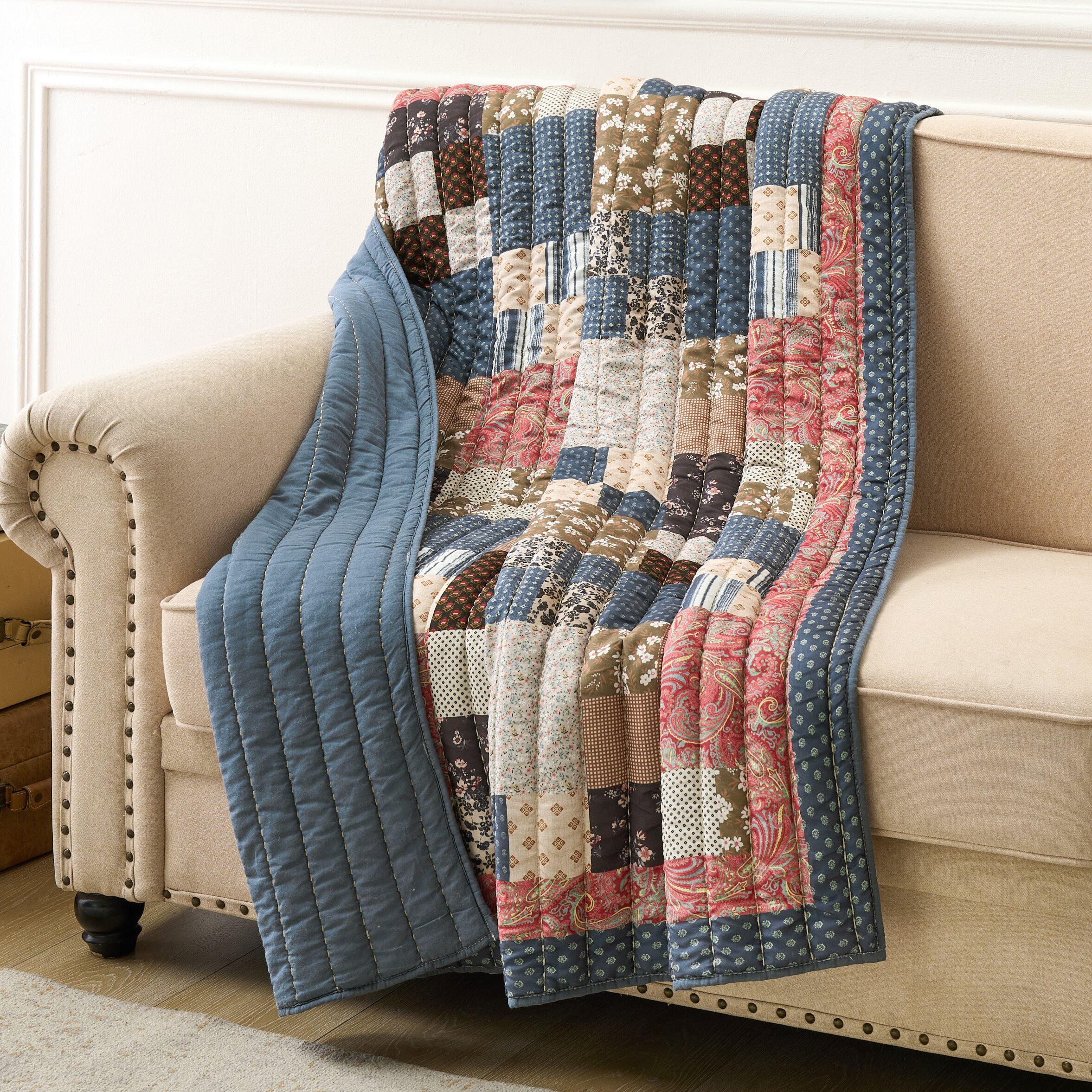 Shiloh Quilted Throw Blanket