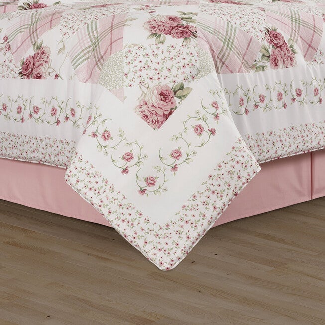 Bungalow 4 Piece Comforter Set, ROSE, alternate image number null