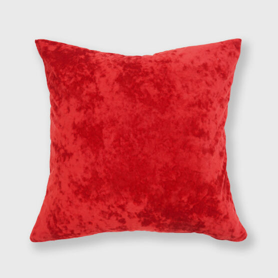 Radiant Crushed Velvet Toss Pillow, RED, hi-res image number null