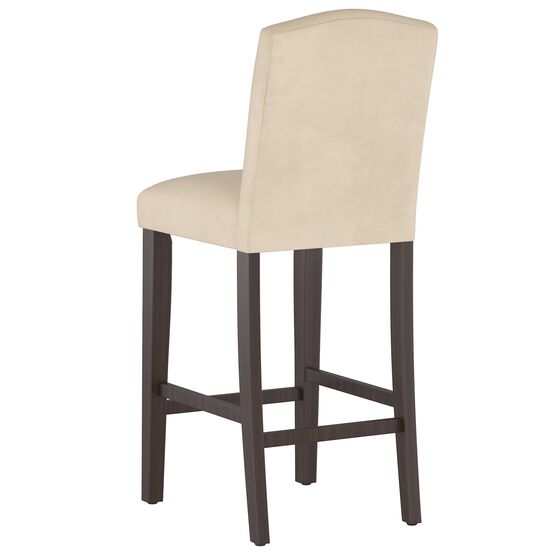Velvet Camelback Barstool, , alternate image number null