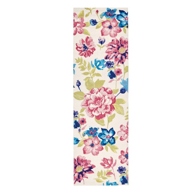 Zahara Small Floral Rug, IVORY, hi-res image number null