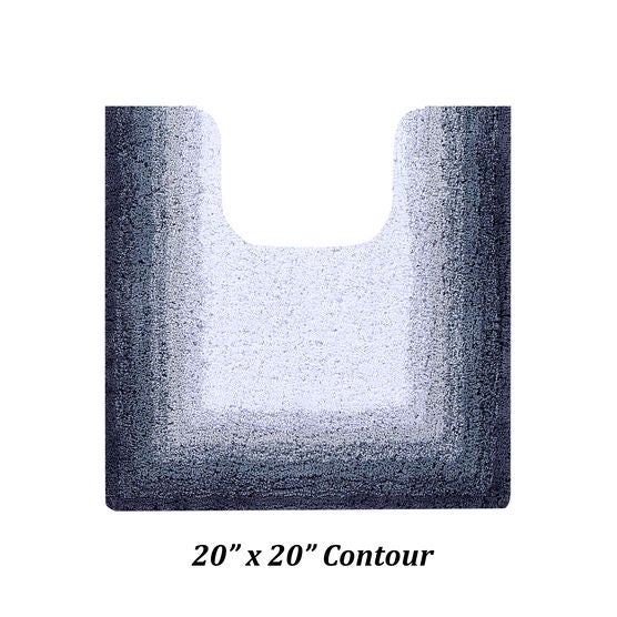 Torrent Bath Mat Rug, 20" X 20", GRAY, hi-res image number null