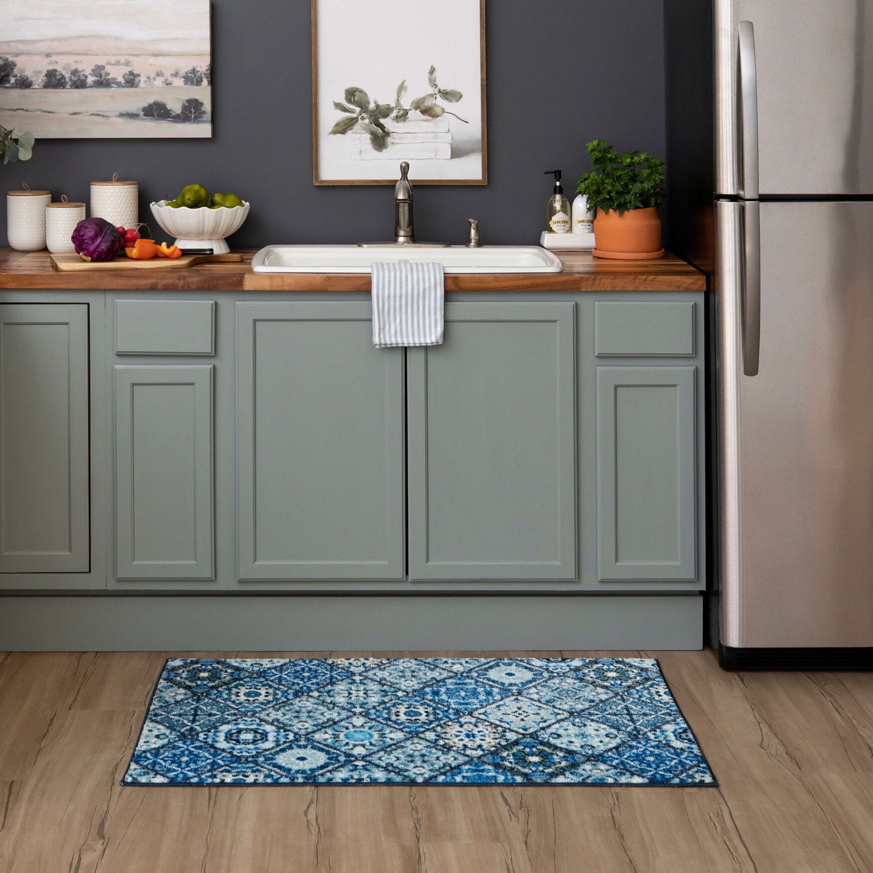 Moroccan Tile Kitchen Rug, , alternate image number 6