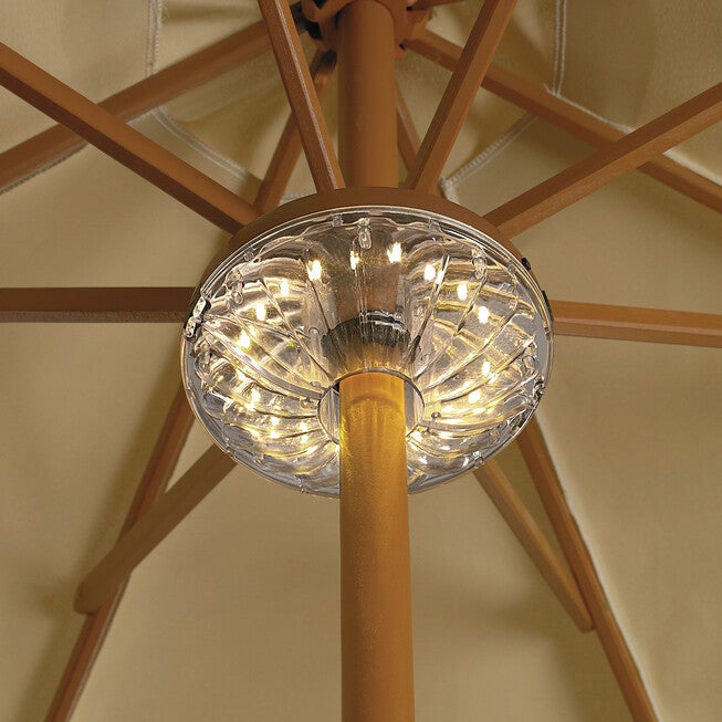 LED Round Under-Umbrella Light, BRONZE, hi-res image number 0